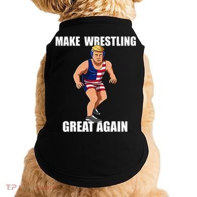 Donald Trump Wrestling Gift Doggie Tank