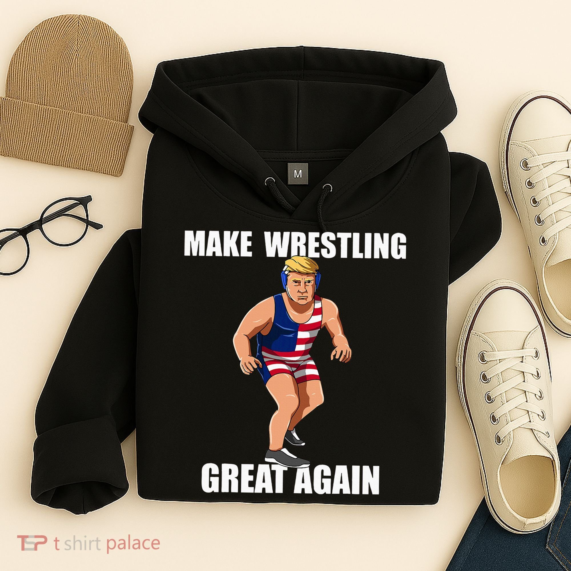 Donald Trump Wrestling Gift Hoodie