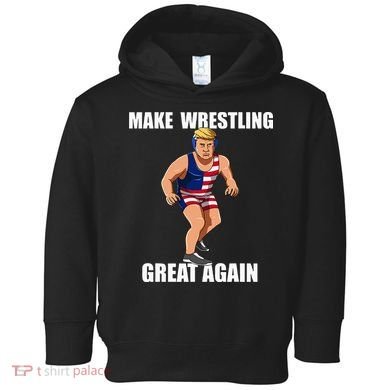 Donald Trump Wrestling Gift Toddler Hoodie