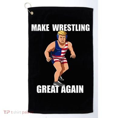 Donald Trump Wrestling Gift Golf Towel