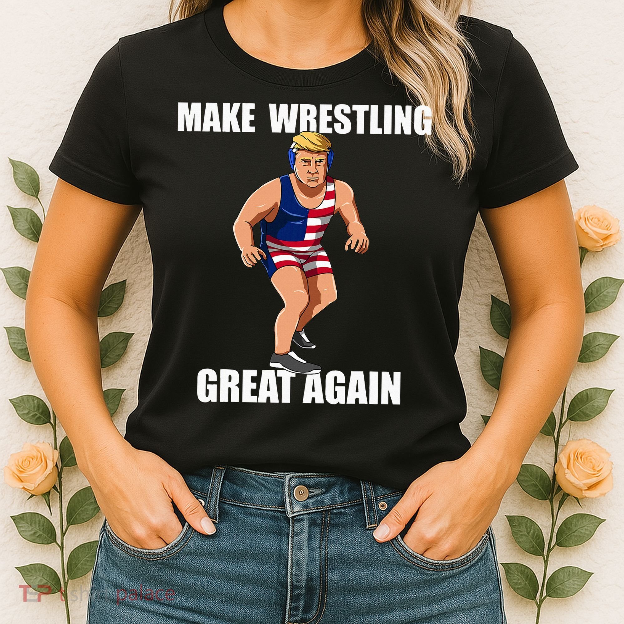 Donald Trump Wrestling Gift Women's T-Shirt
