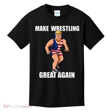 Donald Trump Wrestling Gift Kids T-Shirt