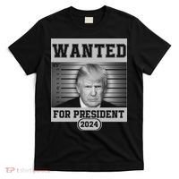 Donald Trump Wanted For President 2024 President Trump Mugshot T-Shirt thumb 0