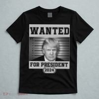 Donald Trump Wanted For President 2024 President Trump Mugshot T-Shirt thumb 5