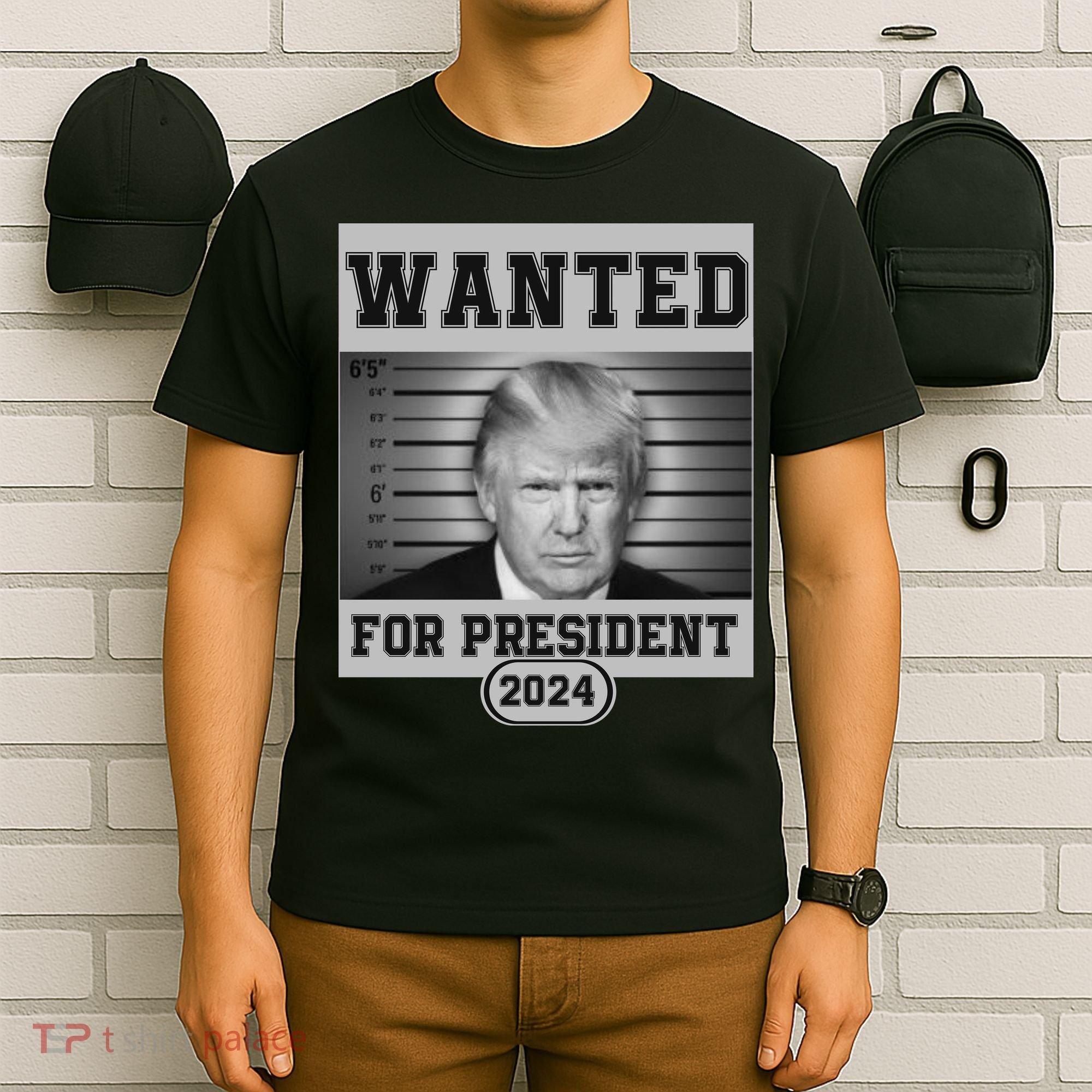 Donald Trump Wanted For President 2024 President Trump Mugshot T-Shirt