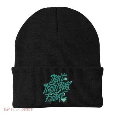 Don't Trash Your Future Earth Day Beanie