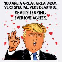 Donald Trump Your A Great Mom Women's Hoodie thumb 2