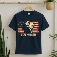 Donald Trump You Missed Funny Trump Usa 2024 T-Shirt thumb 2