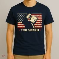 Donald Trump You Missed Funny Trump Usa 2024 T-Shirt thumb 3