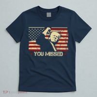 Donald Trump You Missed Funny Trump Usa 2024 T-Shirt thumb 5