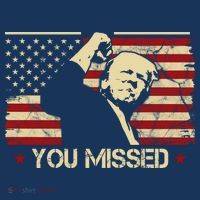 Donald Trump You Missed Funny Trump Usa 2024 Women's Tank Top thumb 5