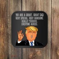 Donald Trump You Are A Great Dad Coaster thumb 0