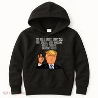 Donald Trump You Are A Great Dad Kids Hoodie thumb 0