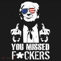 Donald Trump You Missed Fight Fight Fight T-Shirt thumb 7