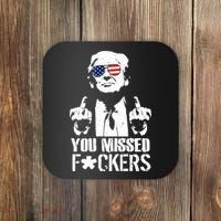 Donald Trump You Missed Fight Fight Fight Coaster thumb 0