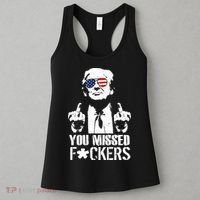 Donald Trump You Missed Fight Fight Fight Women's Tank Top thumb 3