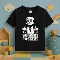 Donald Trump You Missed Fight Fight Fight Toddler T-Shirt thumb 3