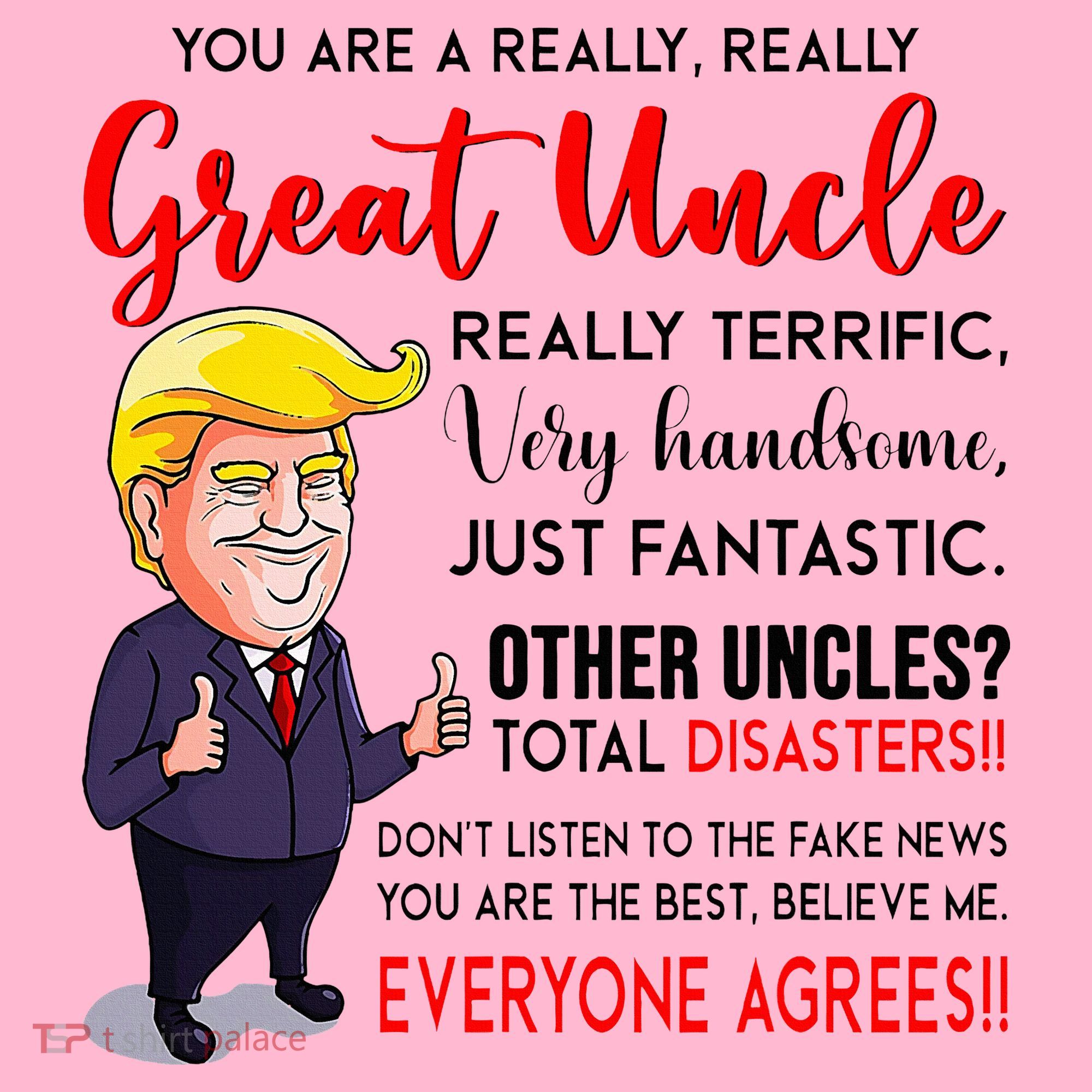 Donald Trump YouRe A Really Great Uncle Uncle Life Coaster