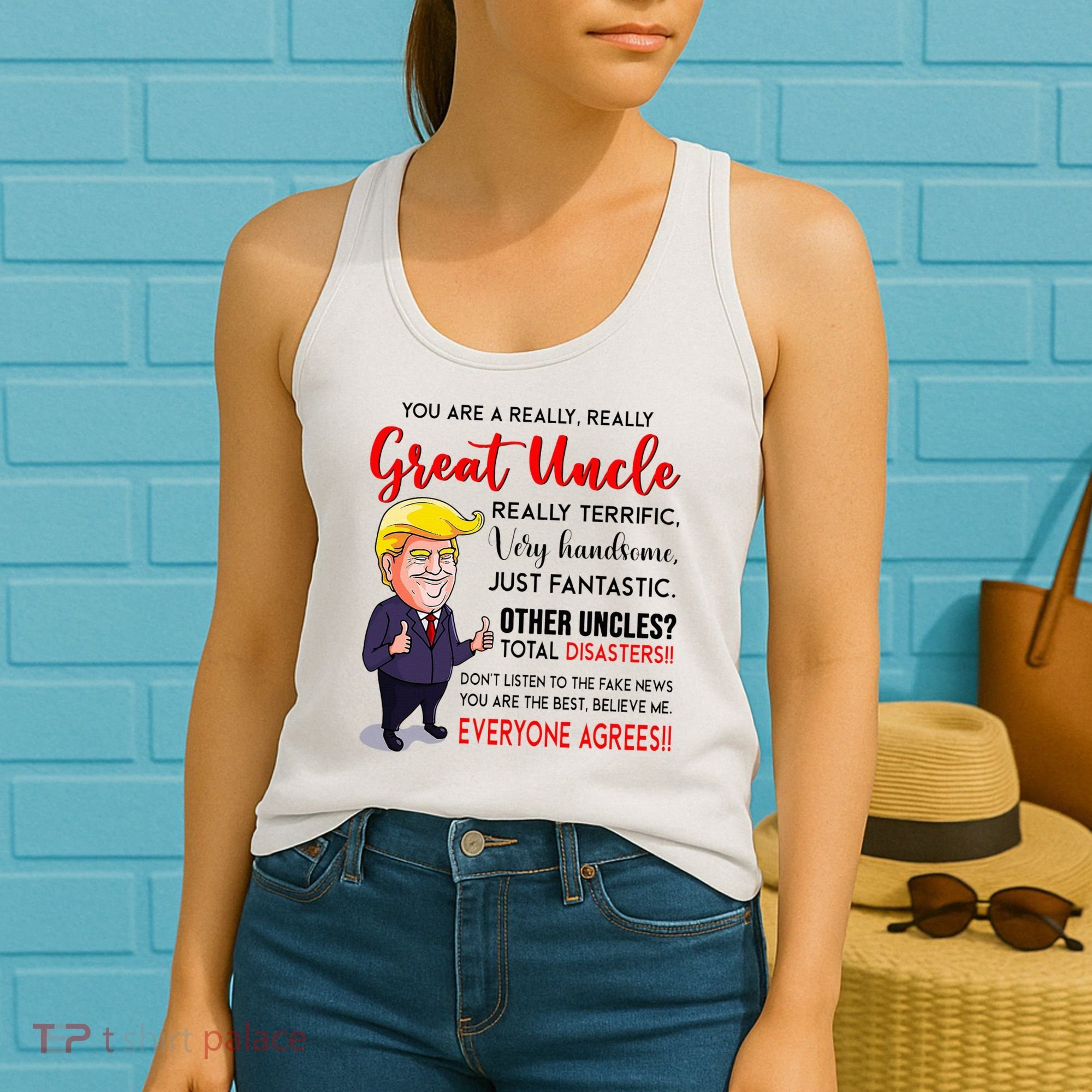 Donald Trump YouRe A Really Great Uncle Uncle Life Women's Tank Top