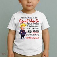 Donald Trump YouRe A Really Great Uncle Uncle Life Toddler T-Shirt thumb 2