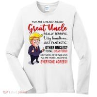 Donald Trump YouRe A Really Great Uncle Uncle Life Women's Long Sleeve Shirt thumb 0