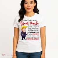 Donald Trump YouRe A Really Great Uncle Uncle Life Women's T-Shirt thumb 4