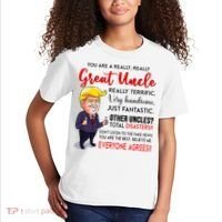 Donald Trump YouRe A Really Great Uncle Uncle Life Kids T-Shirt thumb 2