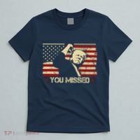 Donald Trump You Missed Vintage Usa Flag Election T-Shirt thumb 5