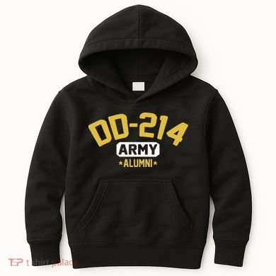 Dd214 U.S A.R.M.Y Alumni Kids Hoodie