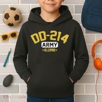 Dd214 U.S A.R.M.Y Alumni Kids Hoodie thumb 2