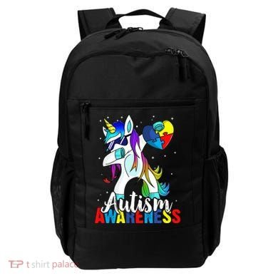 Dabbing Unicorn Autism Awareness Be Kind Gift Backpack