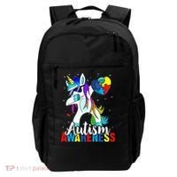 Dabbing Unicorn Autism Awareness Be Kind Gift Backpack thumb 0