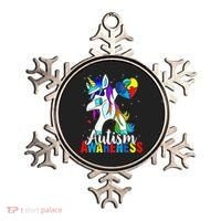 Dabbing Unicorn Autism Awareness Be Kind Gift Ornament thumb 0