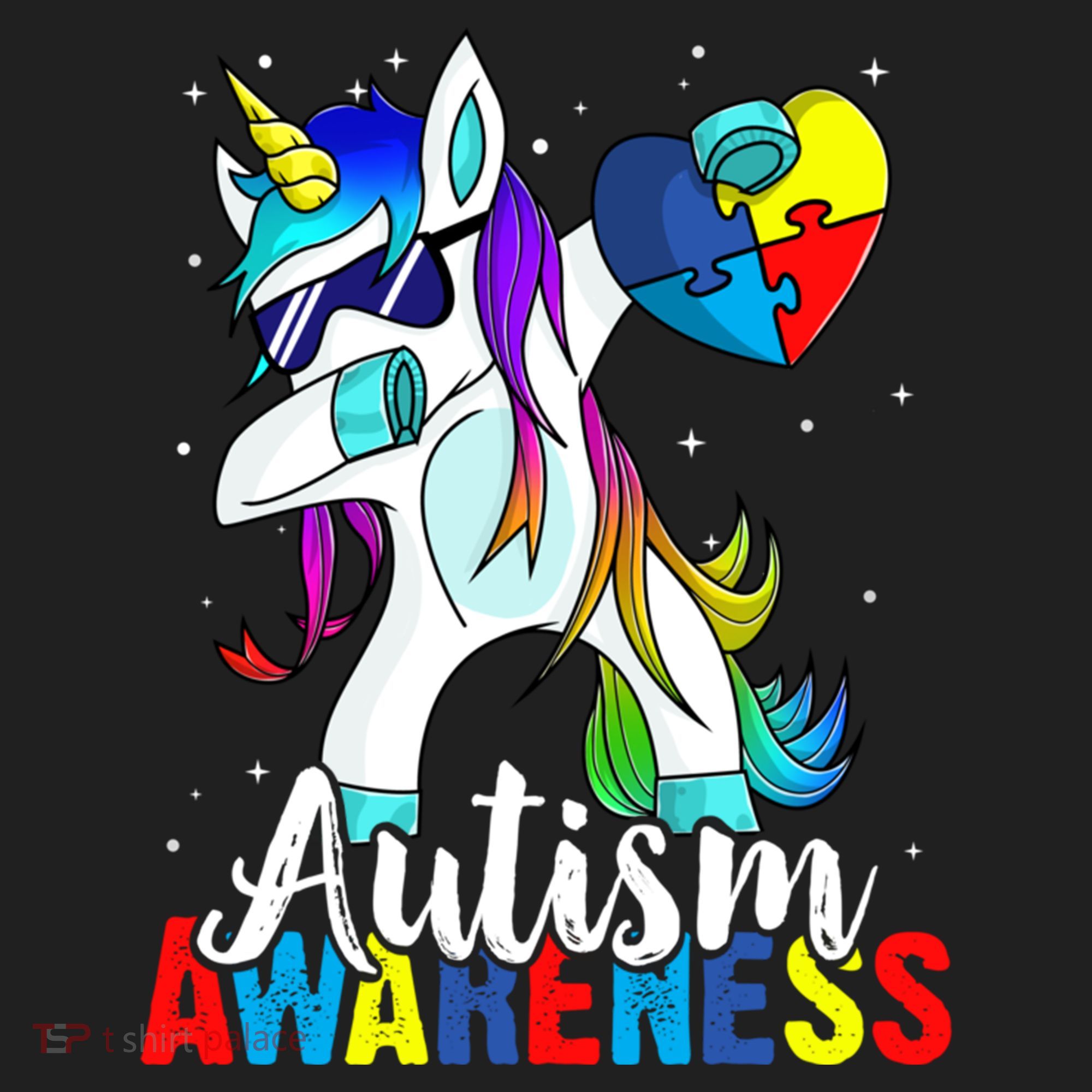 Dabbing Unicorn Autism Awareness Be Kind Gift Hat