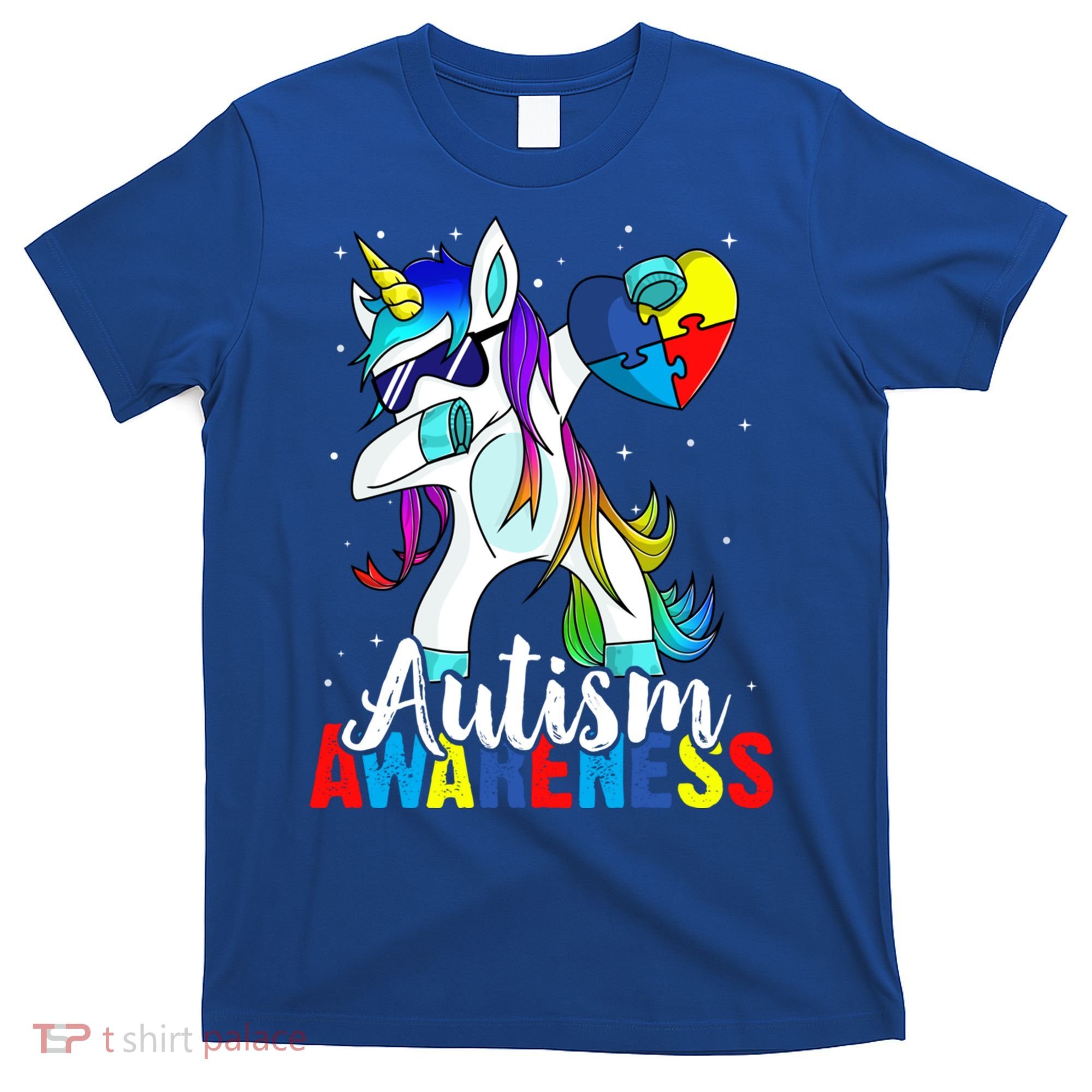 Dabbing Unicorn Autism Awareness Be Kind Gift T-Shirt