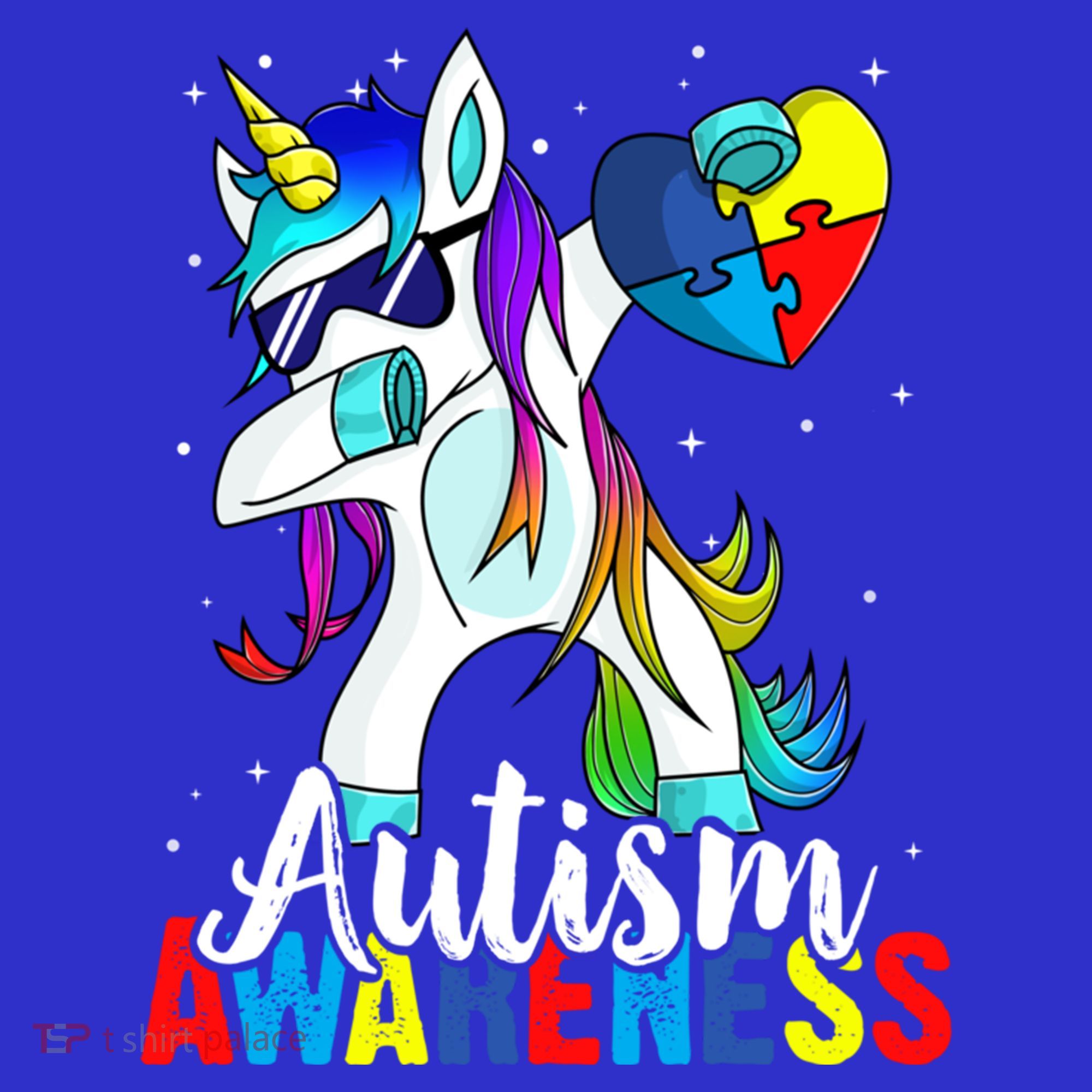 Dabbing Unicorn Autism Awareness Be Kind Gift Toddler Hoodie