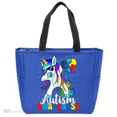 Dabbing Unicorn Autism Awareness Be Kind Gift Tote Bag