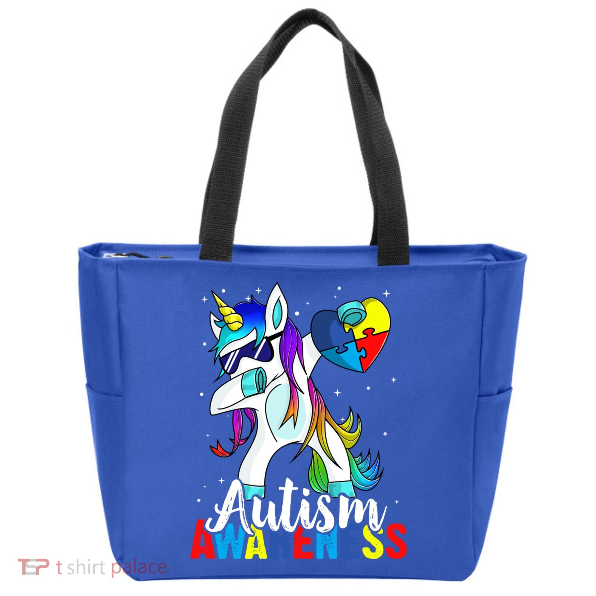 Dabbing Unicorn Autism Awareness Be Kind Gift Tote Bag