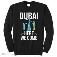 Dubai United Arab Emirates Uae City Trip Skyline Map Travel Sweatshirt thumb 0