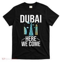 Dubai United Arab Emirates Uae City Trip Skyline Map Travel T-Shirt thumb 0