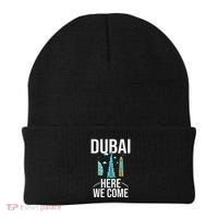 Dubai United Arab Emirates Uae City Trip Skyline Map Travel Beanie thumb 0
