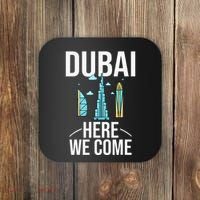 Dubai United Arab Emirates Uae City Trip Skyline Map Travel Coaster thumb 0