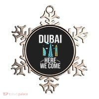 Dubai United Arab Emirates Uae City Trip Skyline Map Travel Ornament thumb 0
