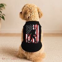 Distressed USA American Bigfoot Sasquatch Flag Doggie Tank thumb 2