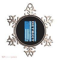 Detroit Usa American Flag Ornament thumb 0