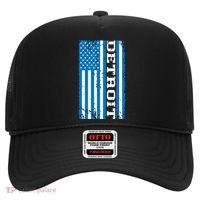 Detroit Usa American Flag Hat thumb 0