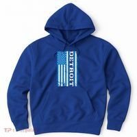 Detroit Usa American Flag Hoodie thumb 0