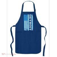 Detroit Usa American Flag Apron thumb 0