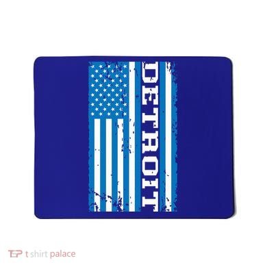 Detroit Usa American Flag Mousepad