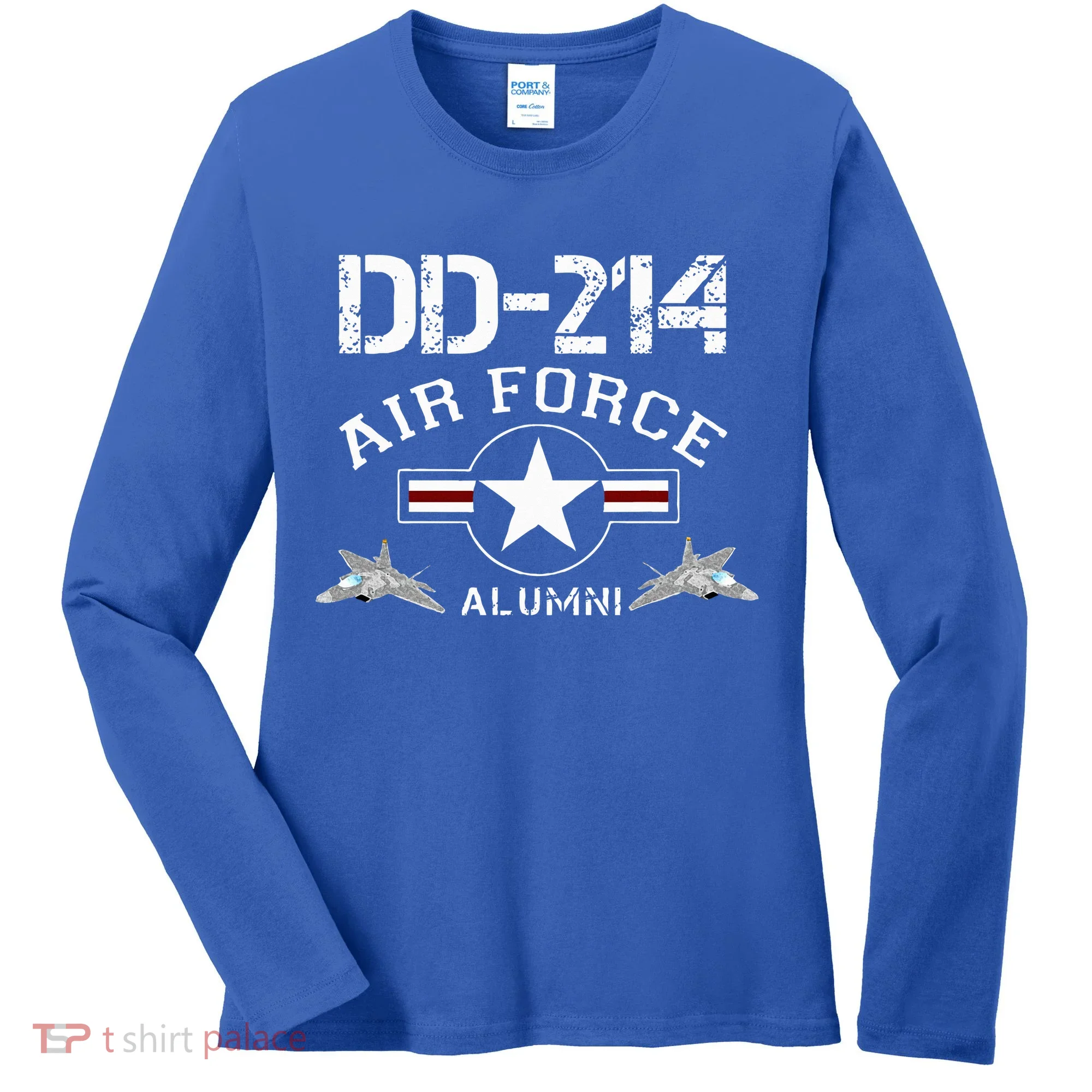 Dd214 U.S A.I.R Force Alumni Usaf Women's Long Sleeve Shirt